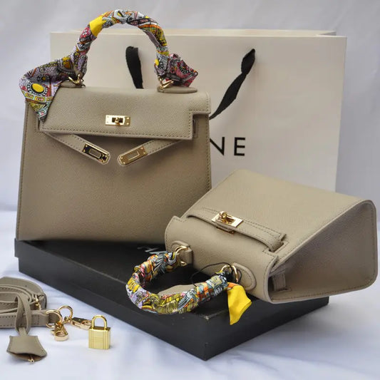 Elegant Leather Palm Hand Bag