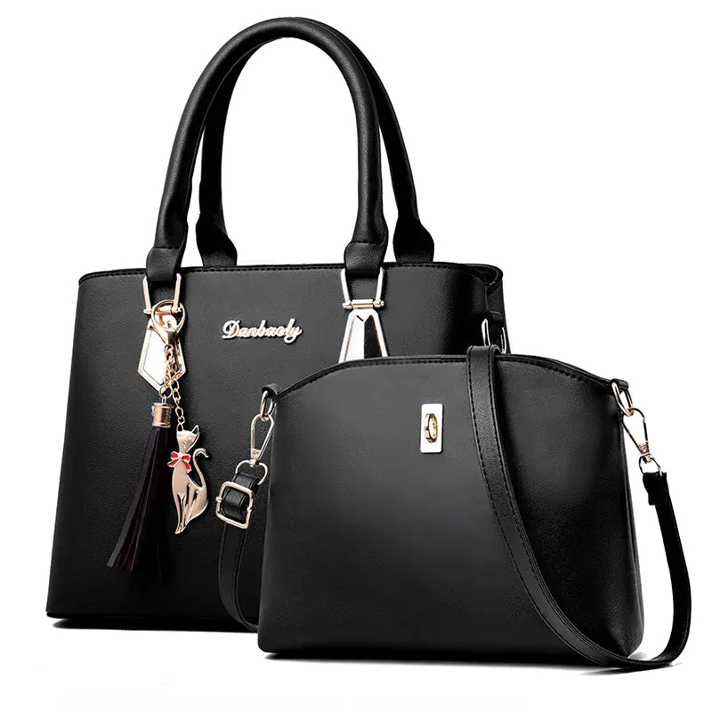 Women's Handbag and Crossbody Purse Set