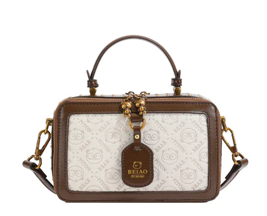 BEIAO Rectangle Bag - Luxury Embossed Handbag