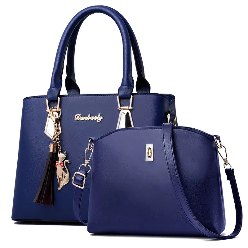 Women's Handbag and Crossbody Purse Set
