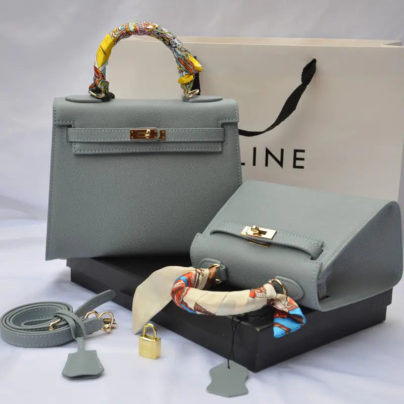 Elegant Leather Palm Hand Bag