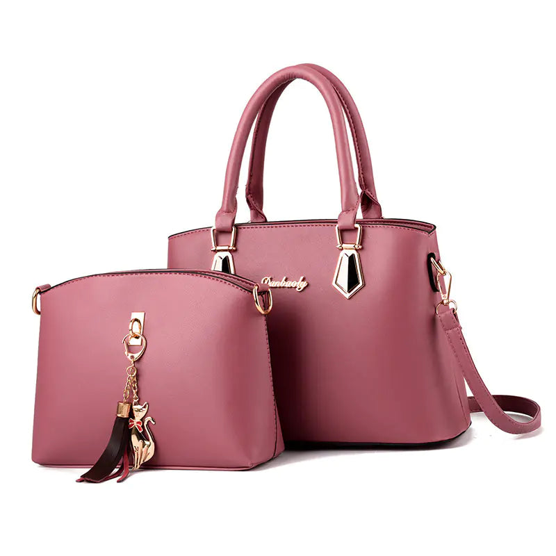 Women's Handbag and Crossbody Purse Set