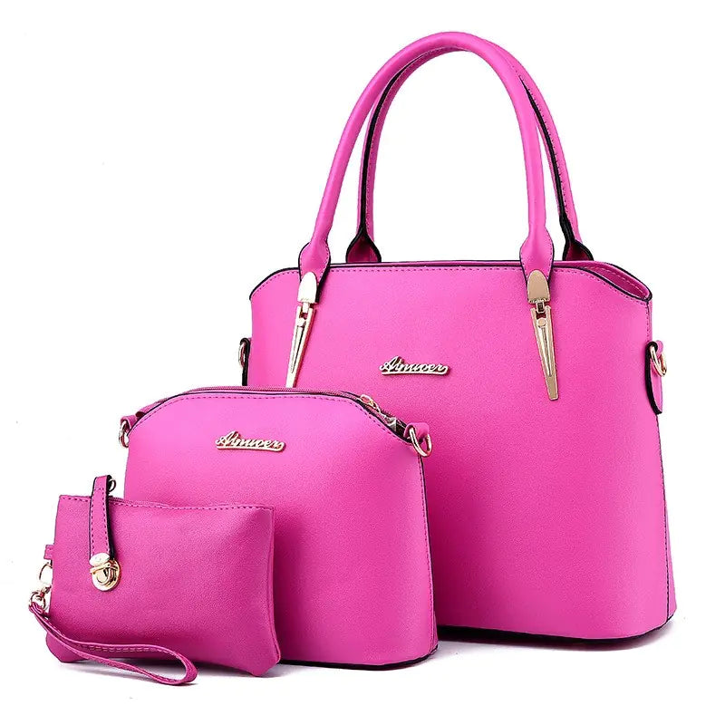 Women's Handbag and Crossbody Bag Set