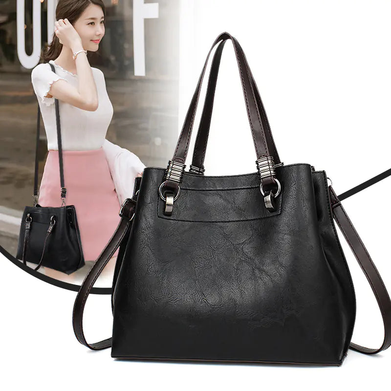 Shoulder Bag, Leather Handbag, Tote
