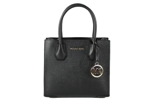Michael Kors Mercer Medium Black Convertible Messenger Crossbody Bag