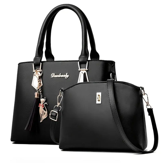 Women's Handbag and Crossbody Purse Set