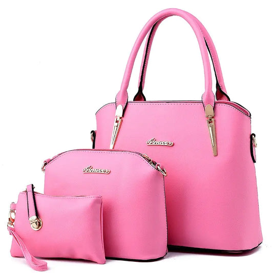 Women's Handbag and Crossbody Bag Set