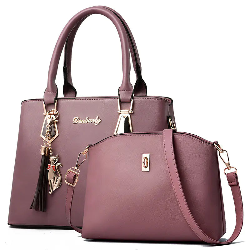 Women's Handbag and Crossbody Purse Set