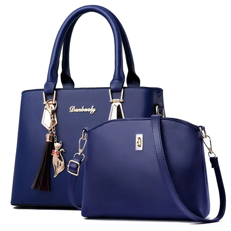 Women's Handbag and Crossbody Purse Set