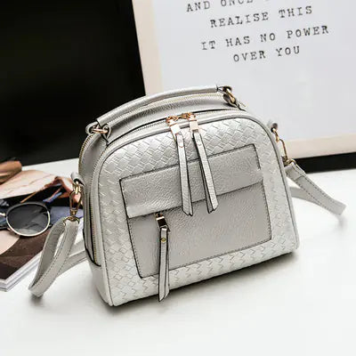 Hand-Held Woven One-Shoulder Lady Bag