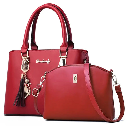 Women's Handbag and Crossbody Purse Set